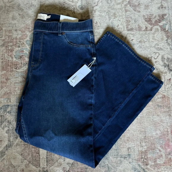 Ultimate Denim Pull On Bootcut Soft Surroundings Tidal Blue Wash XL 18 NEW - Picture 14 of 16